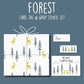 Forest-Card-Tag-&-Wrap-Stencil-Set