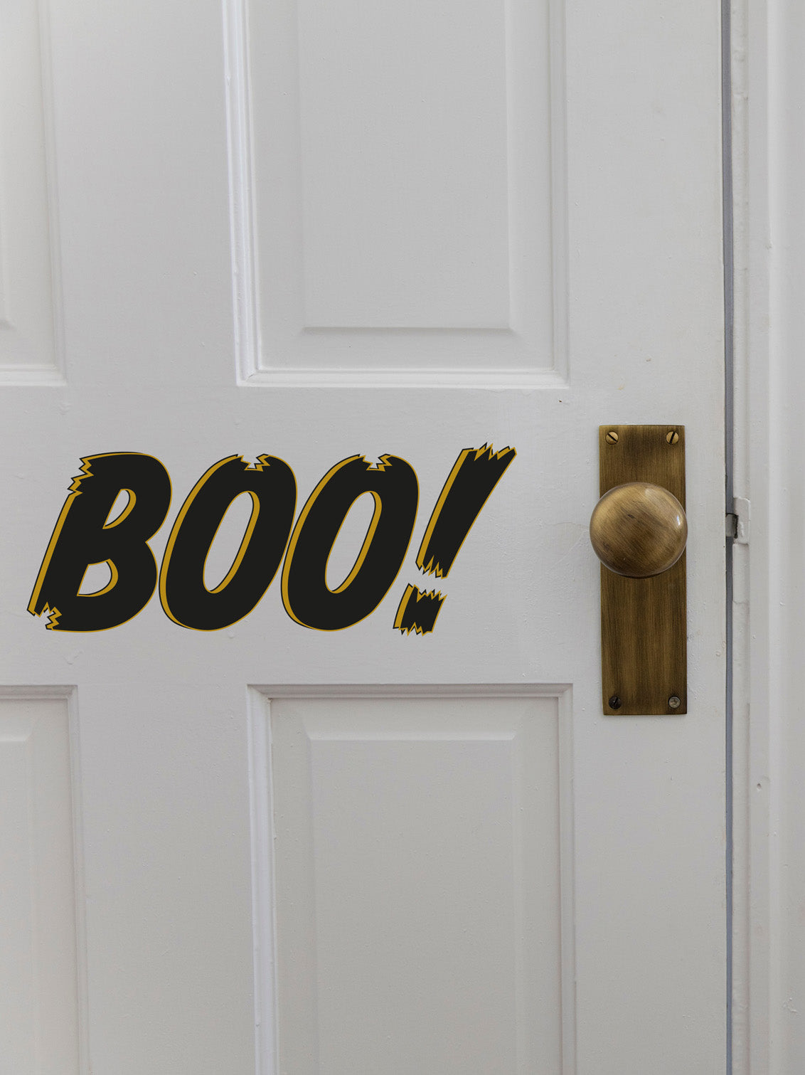 Joanie & Jeanie - Boo! Door Sticker