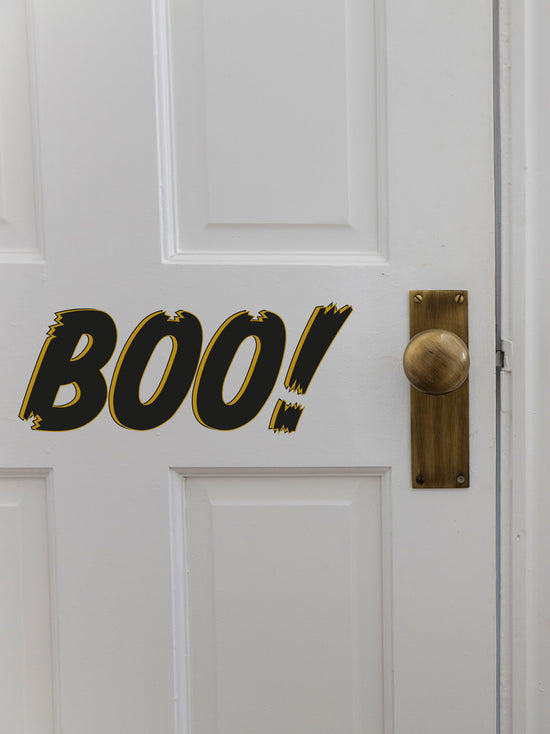 Joanie & Jeanie - Boo! Door Sticker