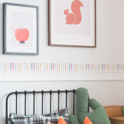 Joanie-&amp;-Jeanie - Candy-Stripe-Border-Sticker