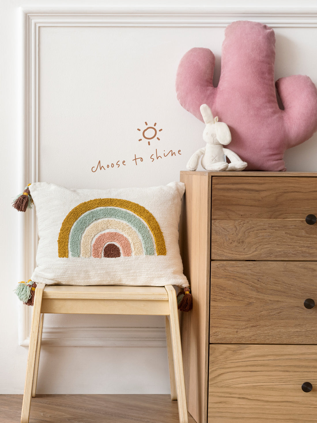 Joanie &amp; Jeanie - Choose_to_Shine_Wall_Decal_in_Spice