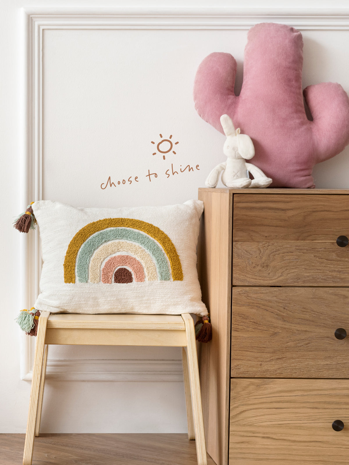 Joanie &amp; Jeanie - Choose_to_Shine_Wall_Decal_in_Spice