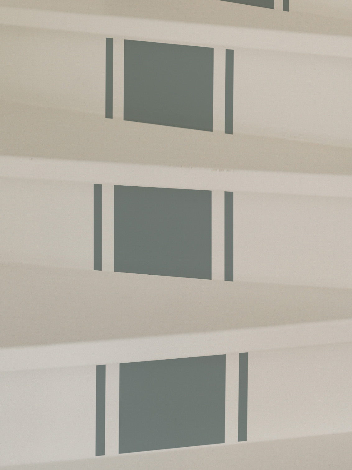 Joanie & Jeanie - Classic Stripe Stairs Stickers Close Up
