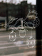 Joanie & Jeanie - Colour-in Easter Egg Branch Window Sticker Close Up