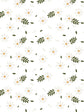 Joanie & Jeanie - Daisy Flower and Leaves Wall Sticker Sample