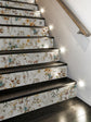 Joanie & Jeanie - Evelyn Floral Stair Raiser Sticker