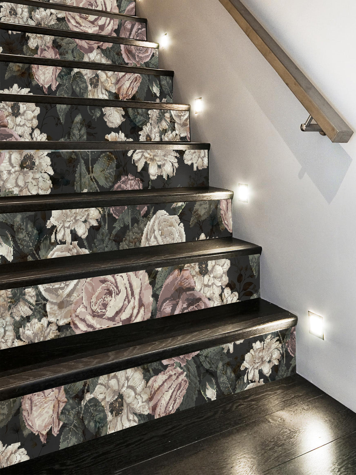 Joanie & Jeanie - Florence Floral Stair Raisers Stickers