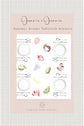 Joanie & Jeanie - Fruit Tablecloth Stickers (Set Of 10) Sample