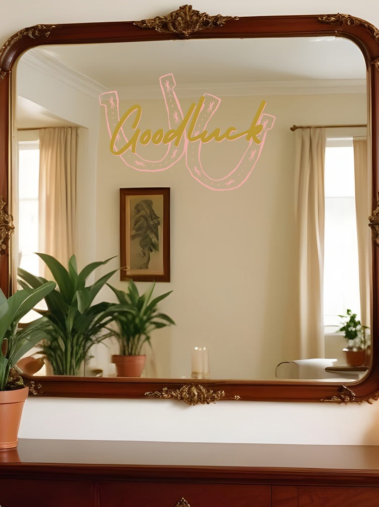Joanie & Jeanie - Good Luck Mirror Stickers
