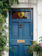Joanie & Jeanie - Heart Front Door Number Decal in Gold Foil