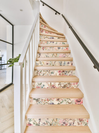 Joanie &amp; Jeanie - Josie Floral Stair Raisers Stickers