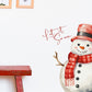 Joanie & Jeanie - Let it Snow, Snowman Wall Sticker.