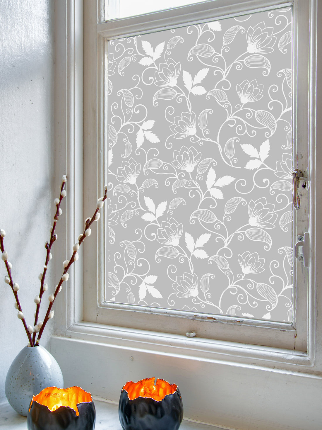 Joanie &amp; Jeanie - Lotus Flower Window Film