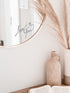 Round mirror with &