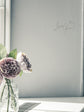 Floral arrangement in a vase with &