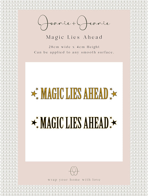 Joanie & Jeanie - Magic Lies Ahead Sticker information