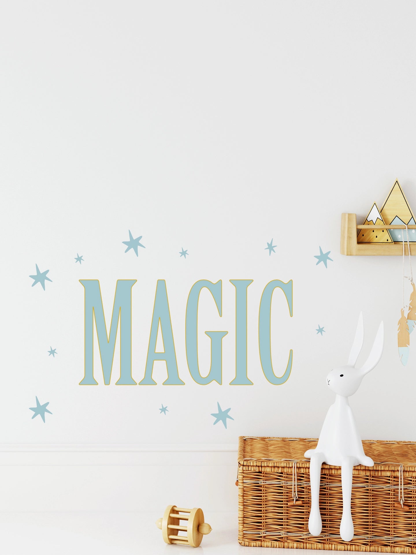 Joanie & Jeanie - Magic Wall Sticker in Blue