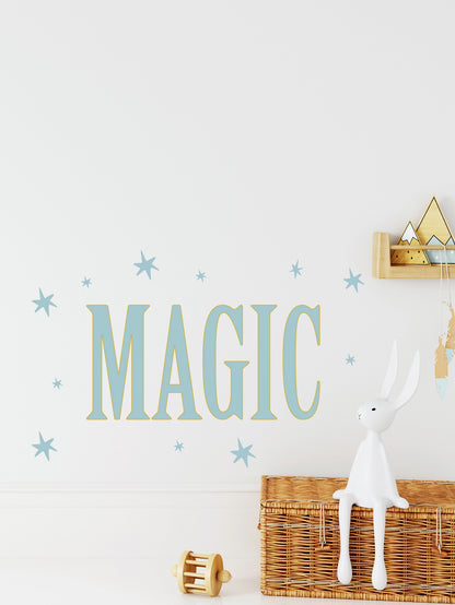 Joanie &amp; Jeanie - Magic Wall Sticker in Blue