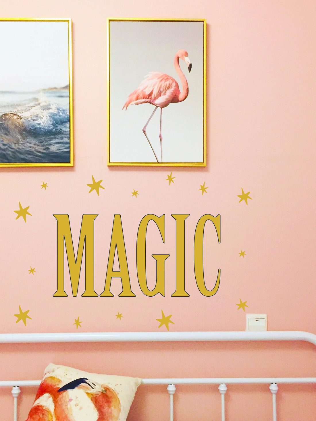 Joanie &amp; Jeanie - Magic Wall Sticker in Gold