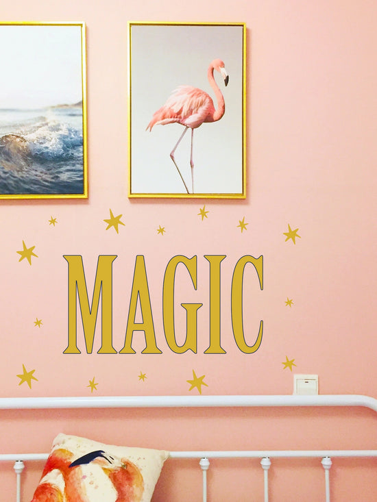 Joanie & Jeanie - Magic Wall Sticker in Gold