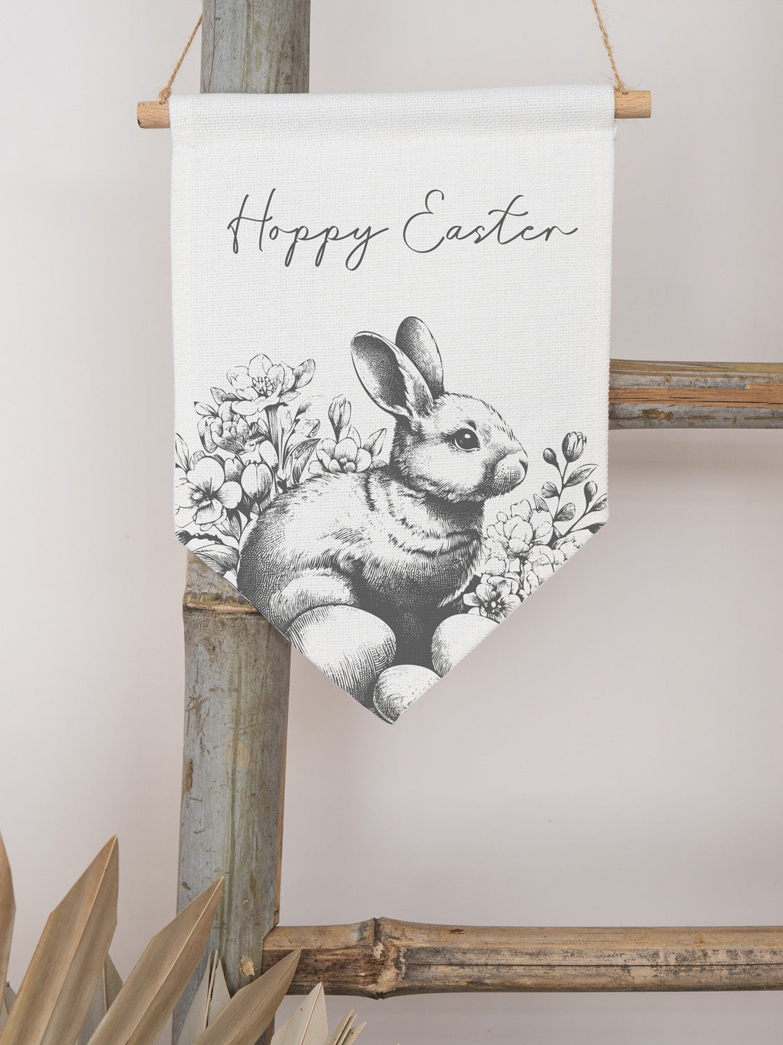 Joanie &amp; Jeanie - Personalised Easter Hanging Banner