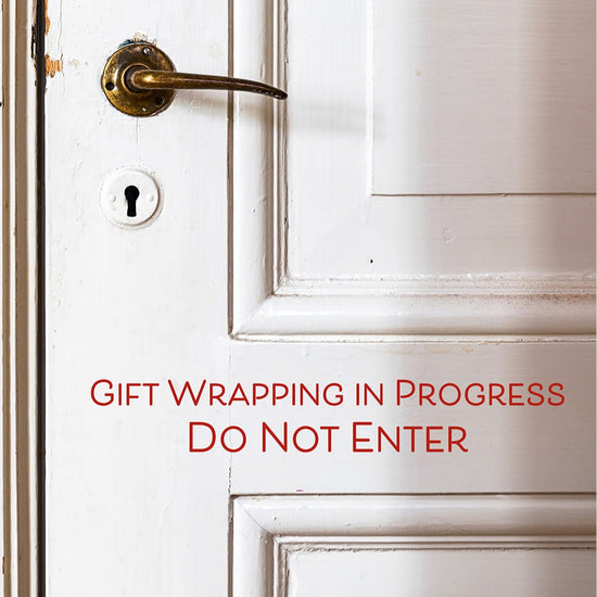 Joanie-&-Jeanie-Red-Gift-Wrapping-Do-not-Enter-Door-Sticker