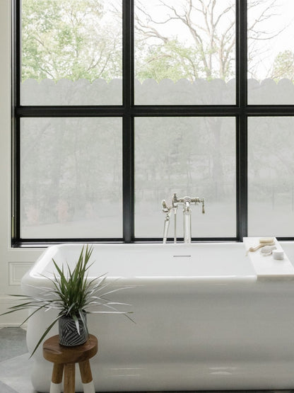 Joanie &amp; Jeanie - Scallop Frosted Window Films