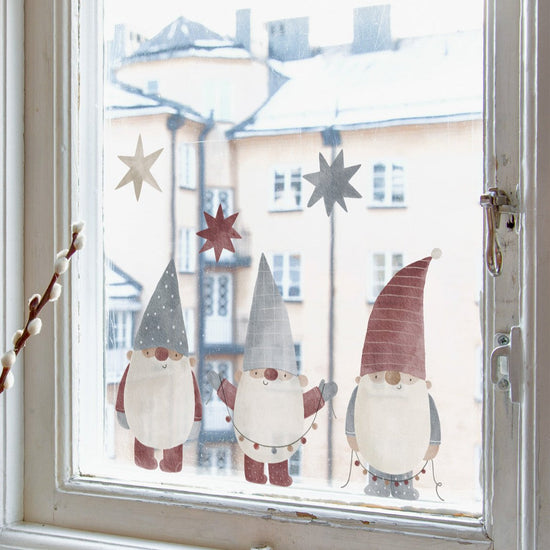 Joanie-&-Jeanie-Set-of-Three-Christmas-Gnomes-Window-Cling