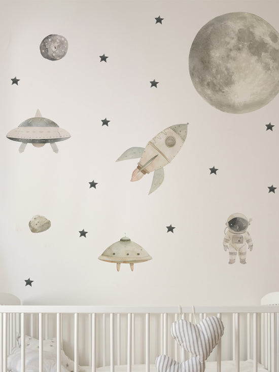 Joanie & Jeanie - Starry Space Wall Stickers