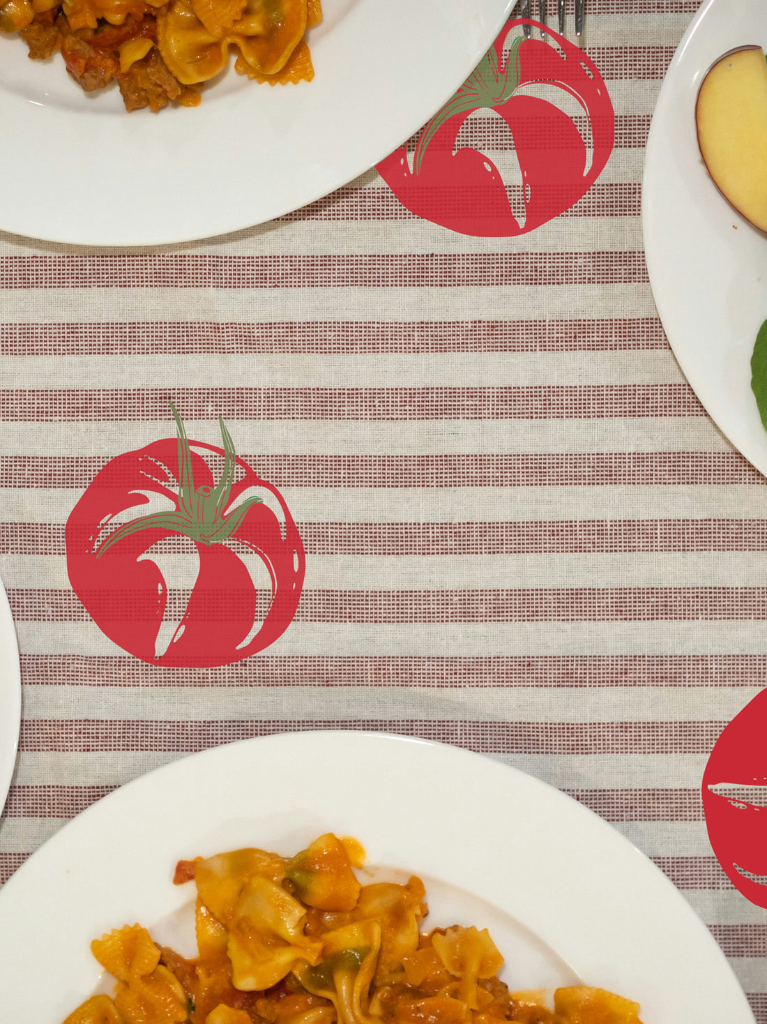 Joanie &amp; Jeanie - Tomato Tablecloth Stickers (Set of 12)