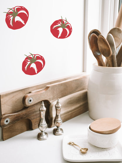 Joanie &amp; Jeanie - Tomato Wall Stickers