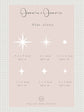 Joanie & Jeanie - Twinkly Stars Wall Sticker