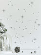 Joanie & Jeanie - Twinkly Stars Wall Stickers_in_Light_Grey
