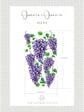 Joanie & Jeanie - Wisteria Sticker Close Up