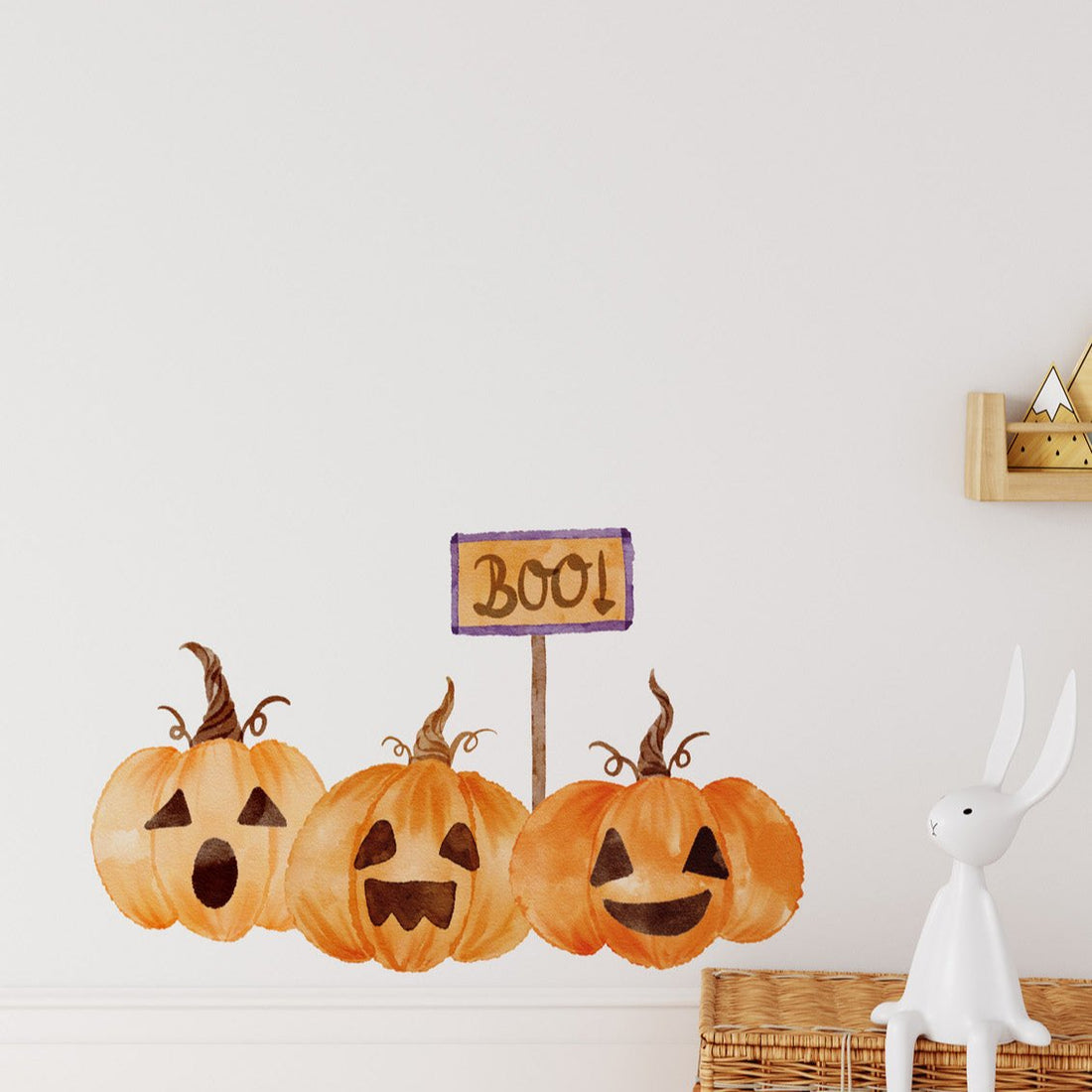 Joanie-&amp;-Jeanie-Pumpkin-Halloween-Wall-Sticker