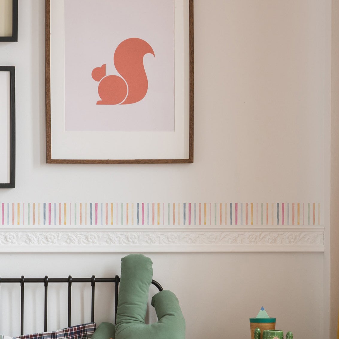 Joanie-&amp;-Jeanie-candy-Stripe-Border-Sticker