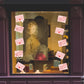 Vintage portrait in a window with Love Letter Retail Window Stickers