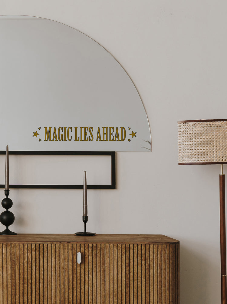 Decorative wall mirror with &