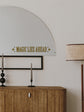 Decorative wall mirror with &