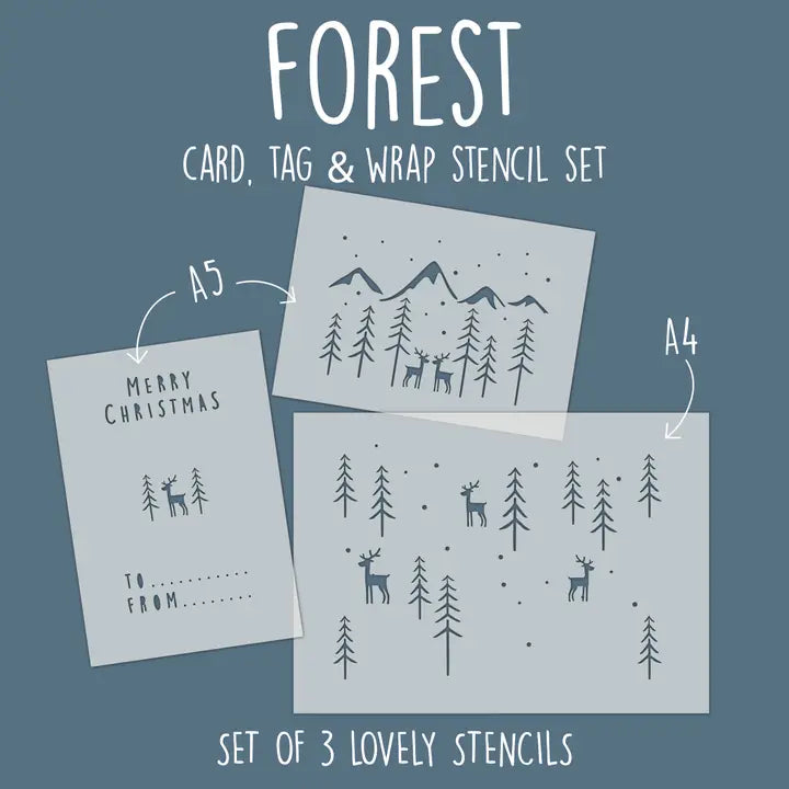 Merry-Christmas-Forest-Stencil-Set-Sample