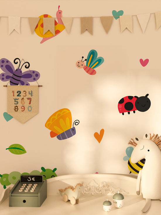 Joanie & Jeanie - Mini Bug Wall Sticker Decals