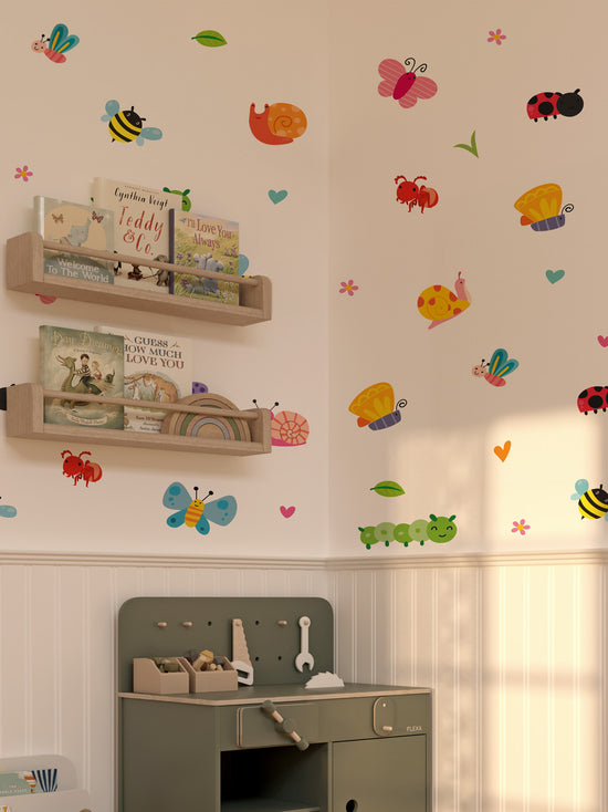 Joanie & Jeanie - Mini Bug Wall Sticker Decals