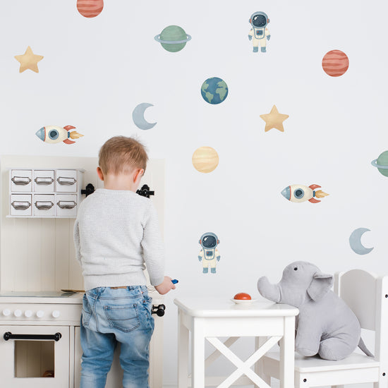 Mini Space Wall Sticker Set