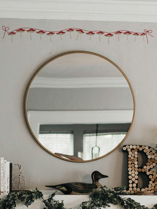 Mushroom Bunting Wall Sticker