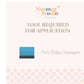 A product information card for a &