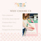 Promotional graphic for Nutmeg Studio featuring a &