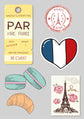 Paris Luggage Sticker Set