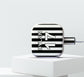 Personalised Football Charger & Cable Sticker in Black & White