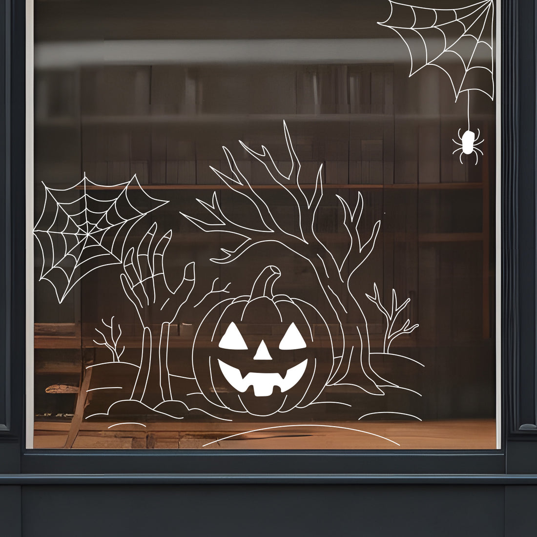 Pumpkin Scene Halloween Vinyl Set
