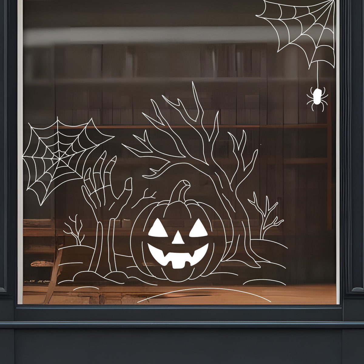 Pumpkin Scene Halloween Vinyl Set